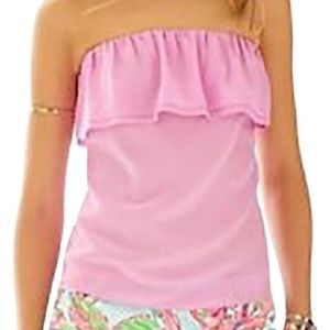 Lilly Pulitzer strapless top